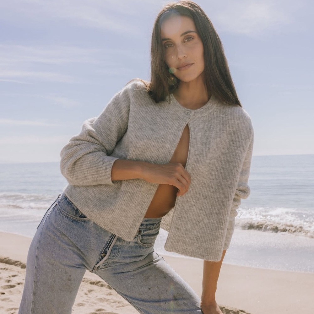 Daily Drills Single Button Sweater!